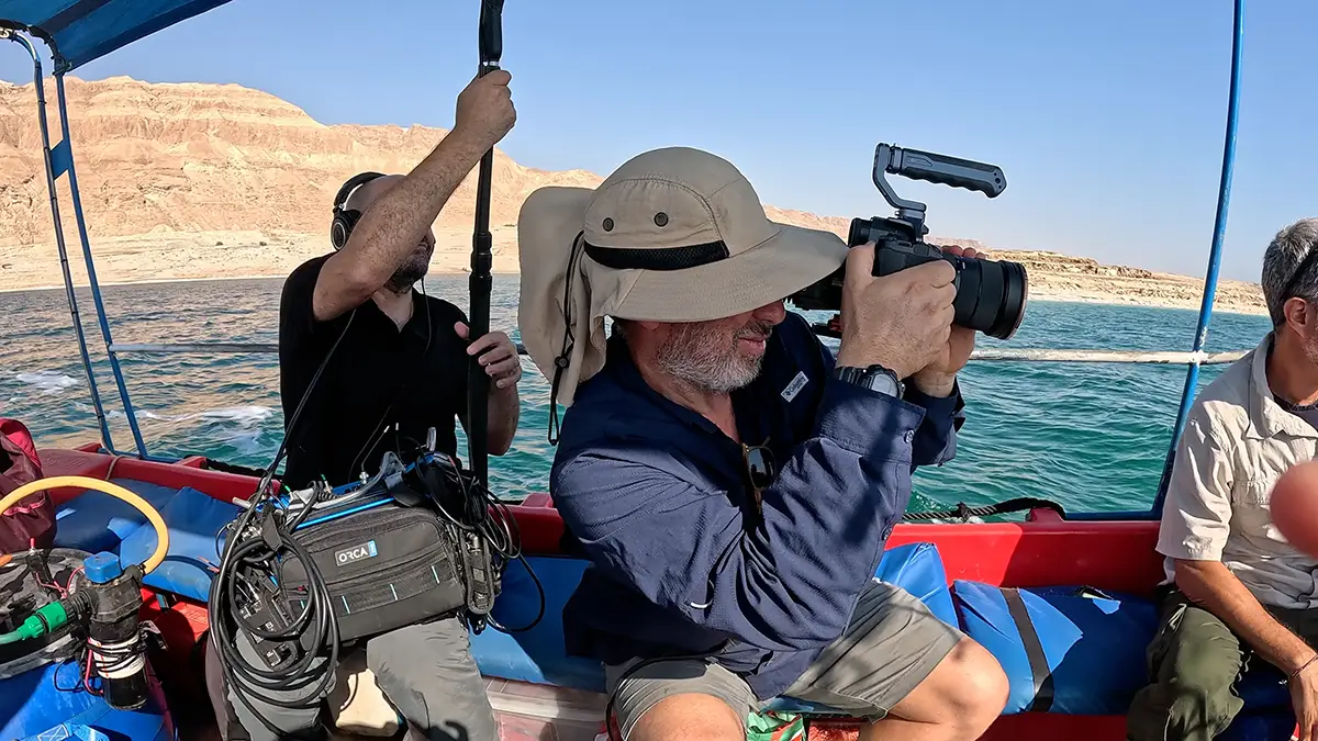 Dead Sea video crew